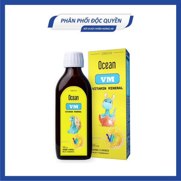 Combo 2 Siro Ocean VM- Bổ sung 17 vitamin và khoáng chất cho trẻ