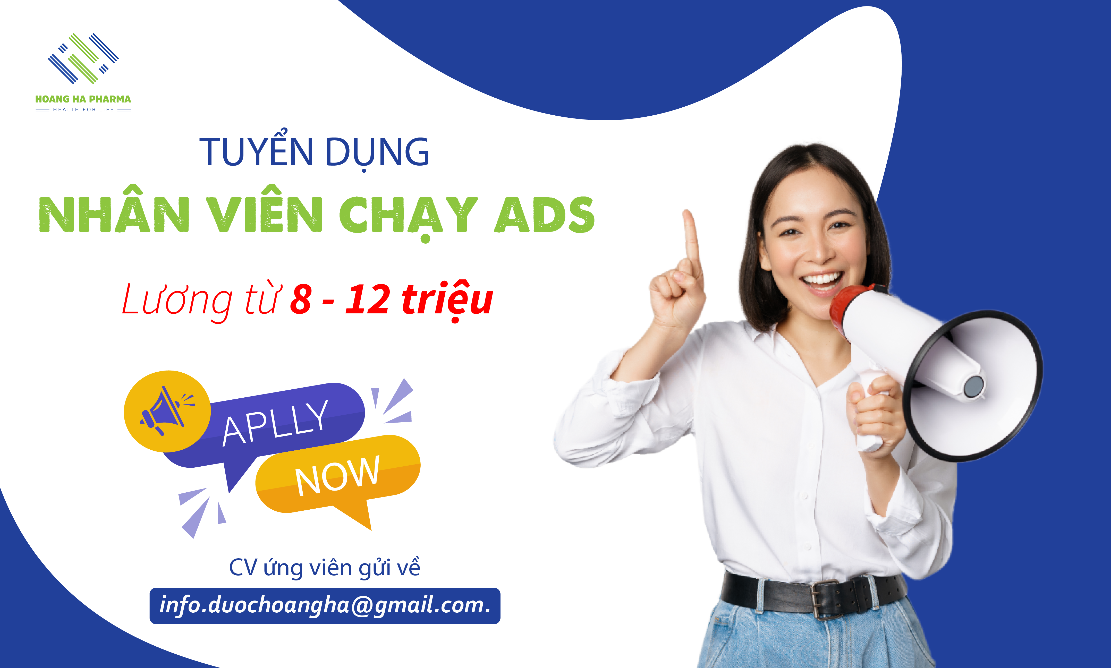 Tuyển dụng vị trí nhân viên chạy Ads làm việc tại Việt Trì
